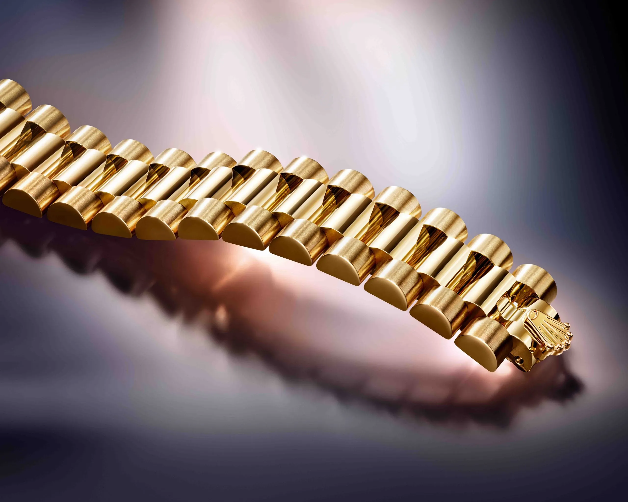 The President bracelet of the Oyster Perpetual Datejust 31.