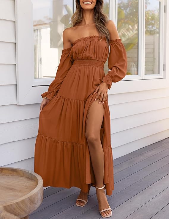 The Boho Ruffle Maxi
